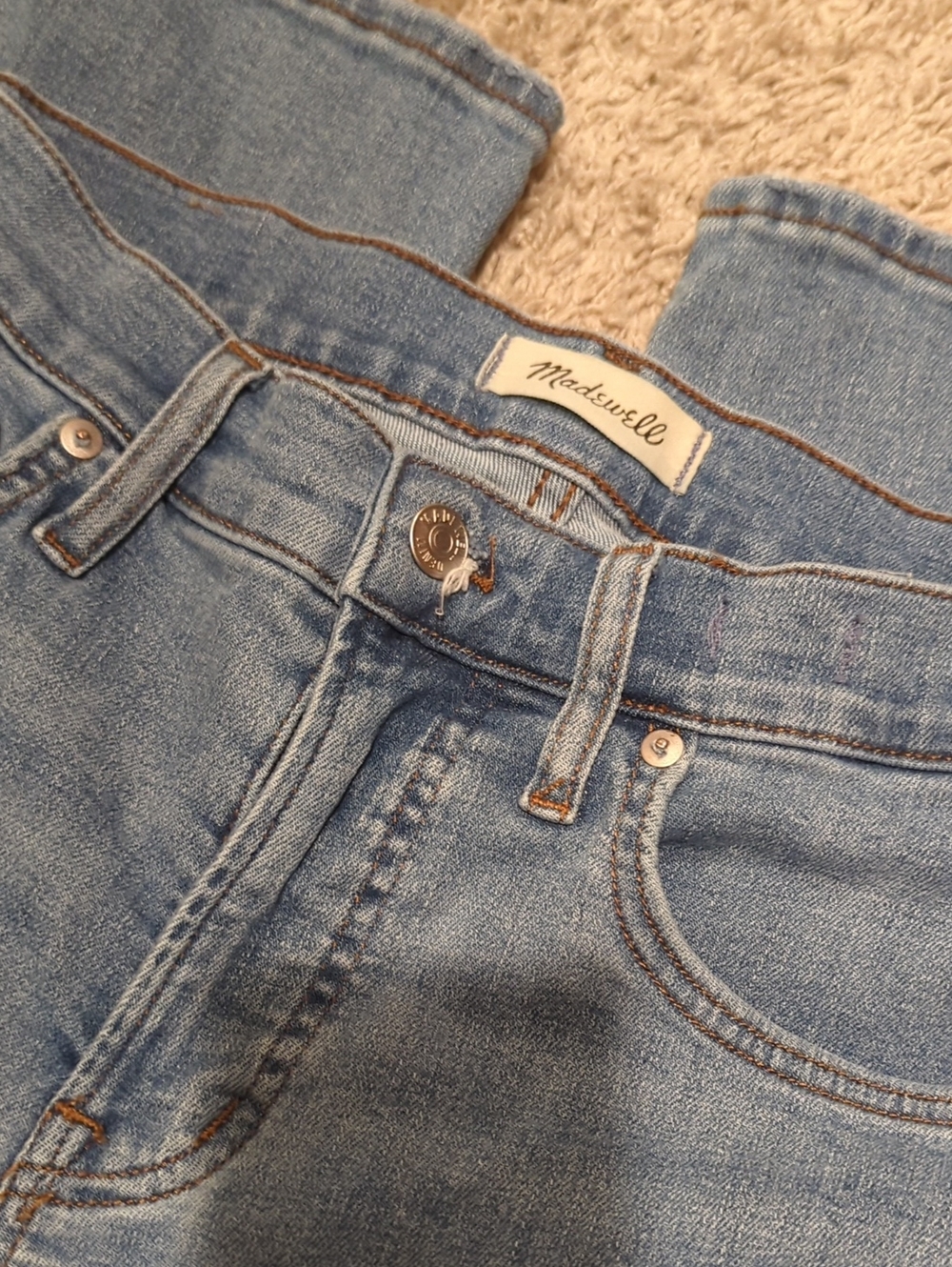 Madewell Light Blue Midrise Perfect Vintage Jeans 27 T